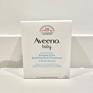 🟠5/$25 NEW Aveeno Baby Eczema Care Soothing Bath Treatment
